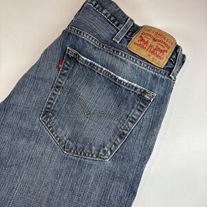 Rare Levi's 559 Mens Jeans W38 L32 Blue Denim Circle "R" Tag Relaxed‎ Fit